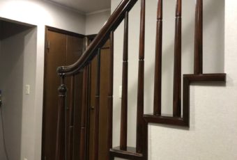 階段手摺塗装工事/リフォーム/筑紫野