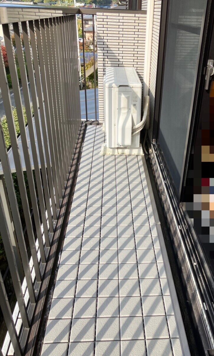 ベランダタイル張替工事/リフォーム/筑紫野