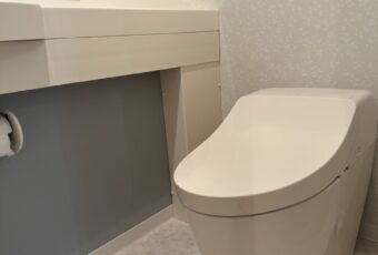 少ないお水で、しっかり便器を洗浄してくれます（大：4.8ｌ　　小：3.8ｌ）