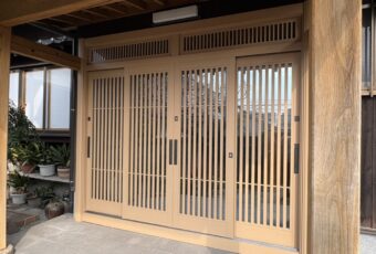 玄関扉交換工事/リフォーム/筑紫野